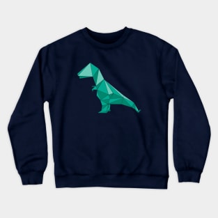 Dinosaur, origami style Crewneck Sweatshirt